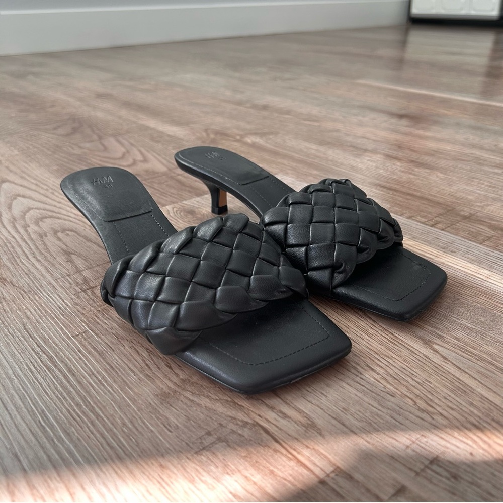 H&M Square Toe Kitten Heels